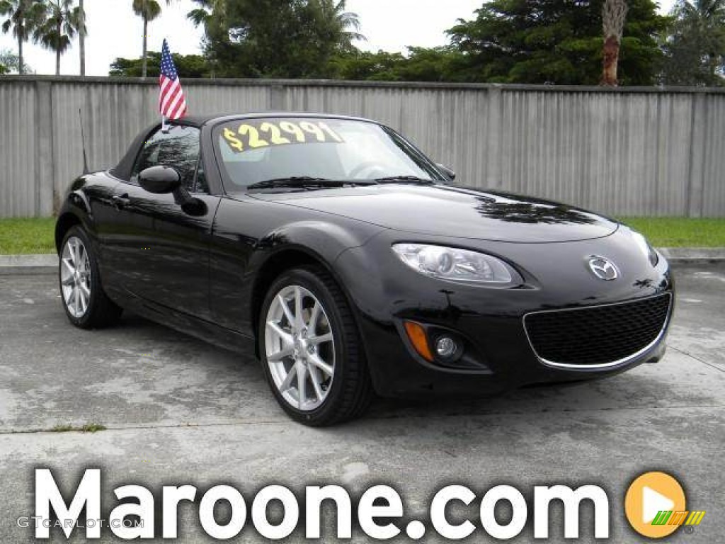 2012 MX-5 Miata Touring Roadster - Brilliant Black / Black photo #1