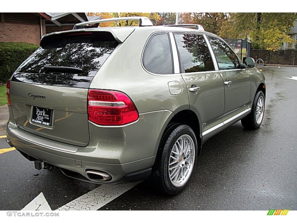 2008 Cayenne Tiptronic - Olive Green Metallic / Black photo #5
