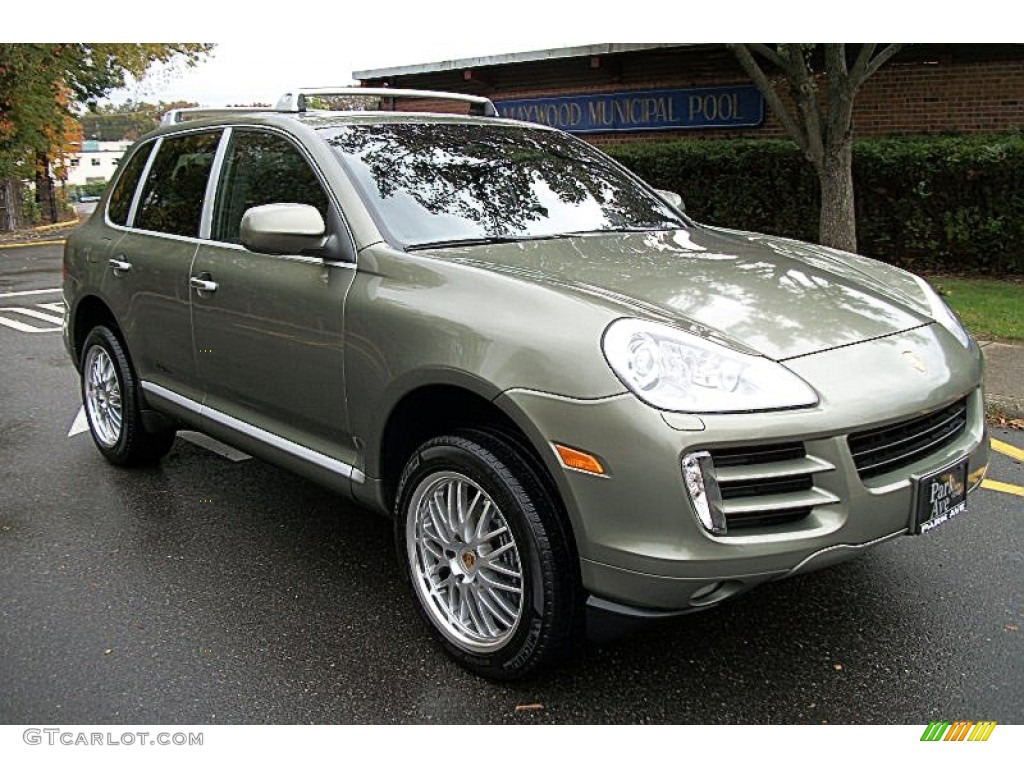 2008 Cayenne Tiptronic - Olive Green Metallic / Black photo #7