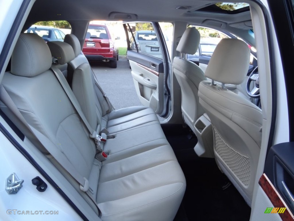 Warm Ivory Interior 2011 Subaru Outback 3.6R Limited Wagon Photo #72624619