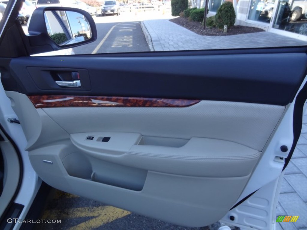2011 Subaru Outback 3.6R Limited Wagon Warm Ivory Door Panel Photo #72624710