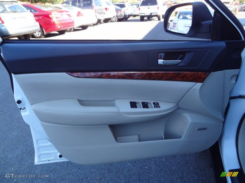 2011 Subaru Outback 3.6R Limited Wagon Warm Ivory Door Panel Photo #72624761