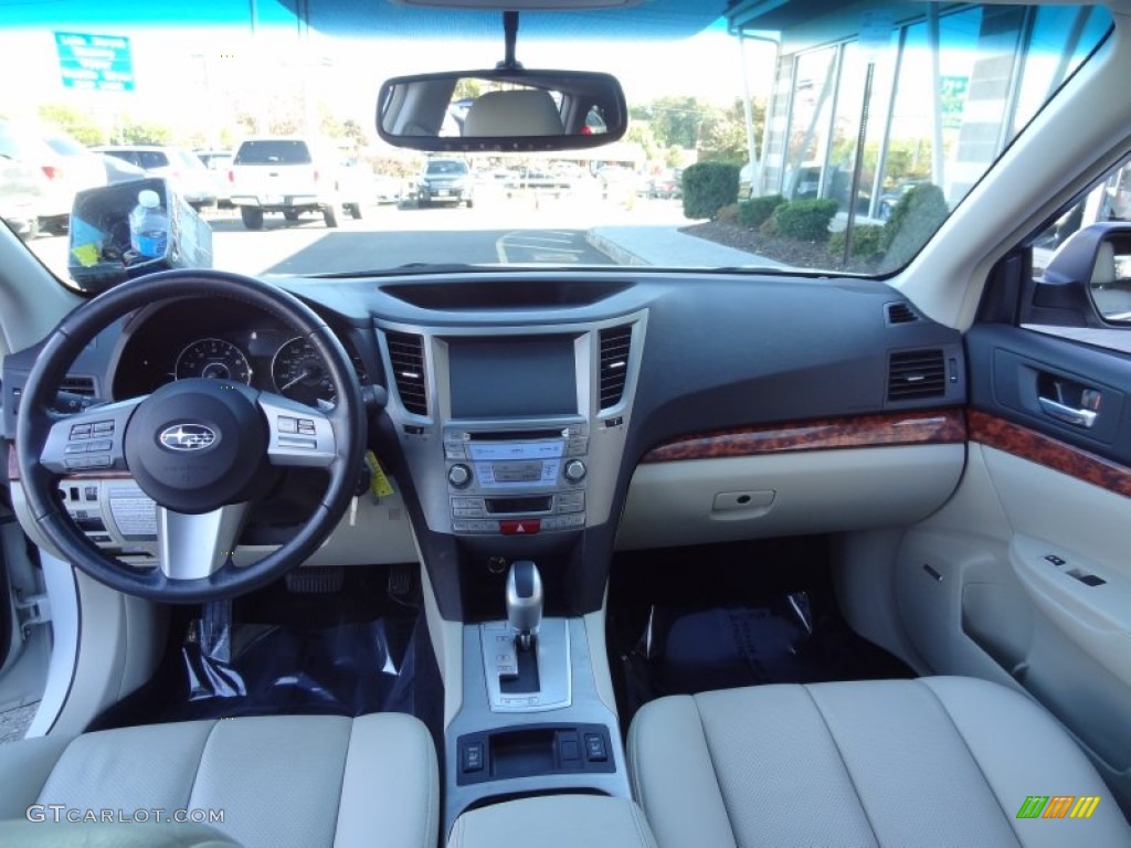Warm Ivory Interior 2011 Subaru Outback 3.6R Limited Wagon Photo #72624785