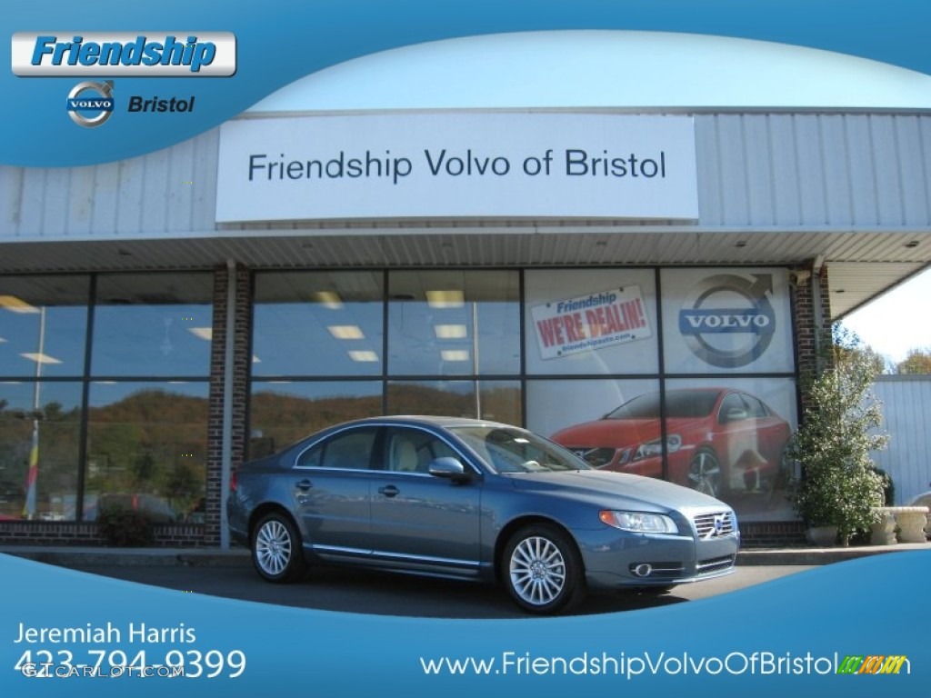 2013 S80 3.2 - Biarritz Blue Metallic / Soft Beige/Anthracite photo #1