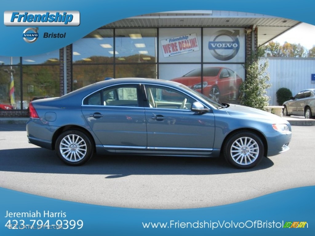 2013 S80 3.2 - Biarritz Blue Metallic / Soft Beige/Anthracite photo #6