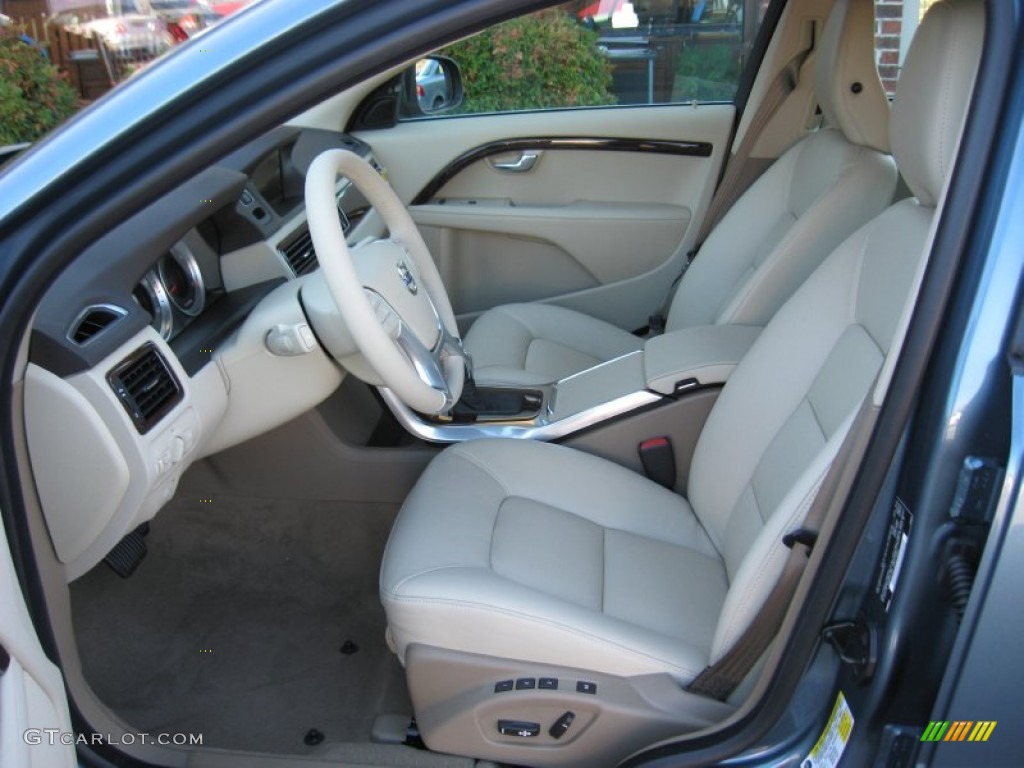 Soft Beige/Anthracite Interior 2013 Volvo S80 3.2 Photo #72625253