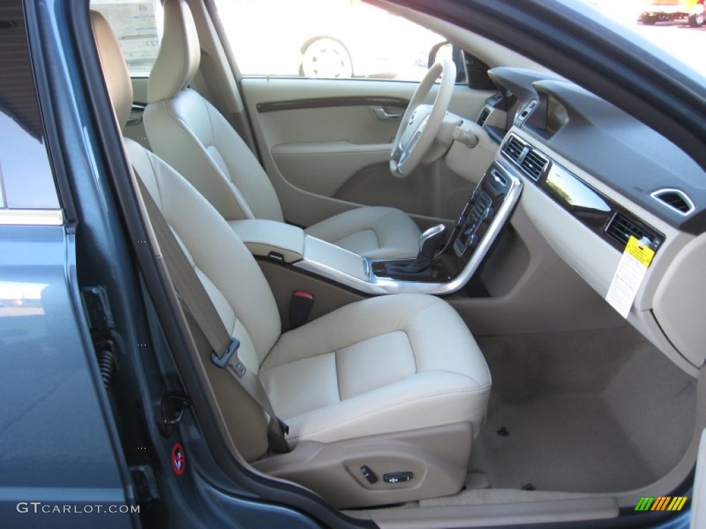 Soft Beige/Anthracite Interior 2013 Volvo S80 3.2 Photo #72625405