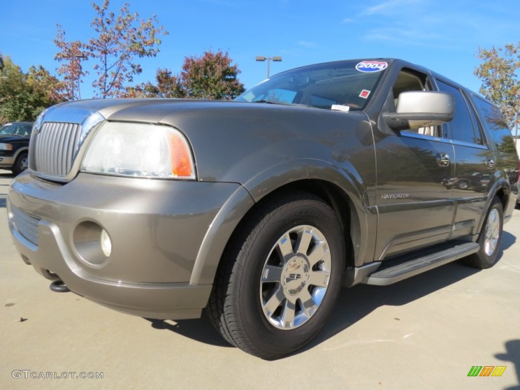 2004 Navigator Luxury - Mineral Grey Metallic / Light Parchment photo #1