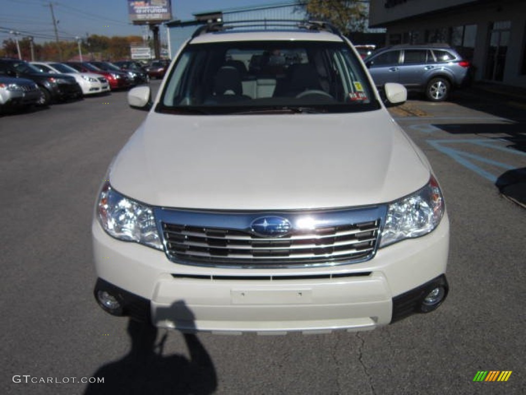 2009 Forester 2.5 X Limited - Satin White Pearl / Platinum photo #2