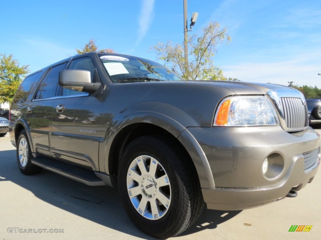 2004 Navigator Luxury - Mineral Grey Metallic / Light Parchment photo #4