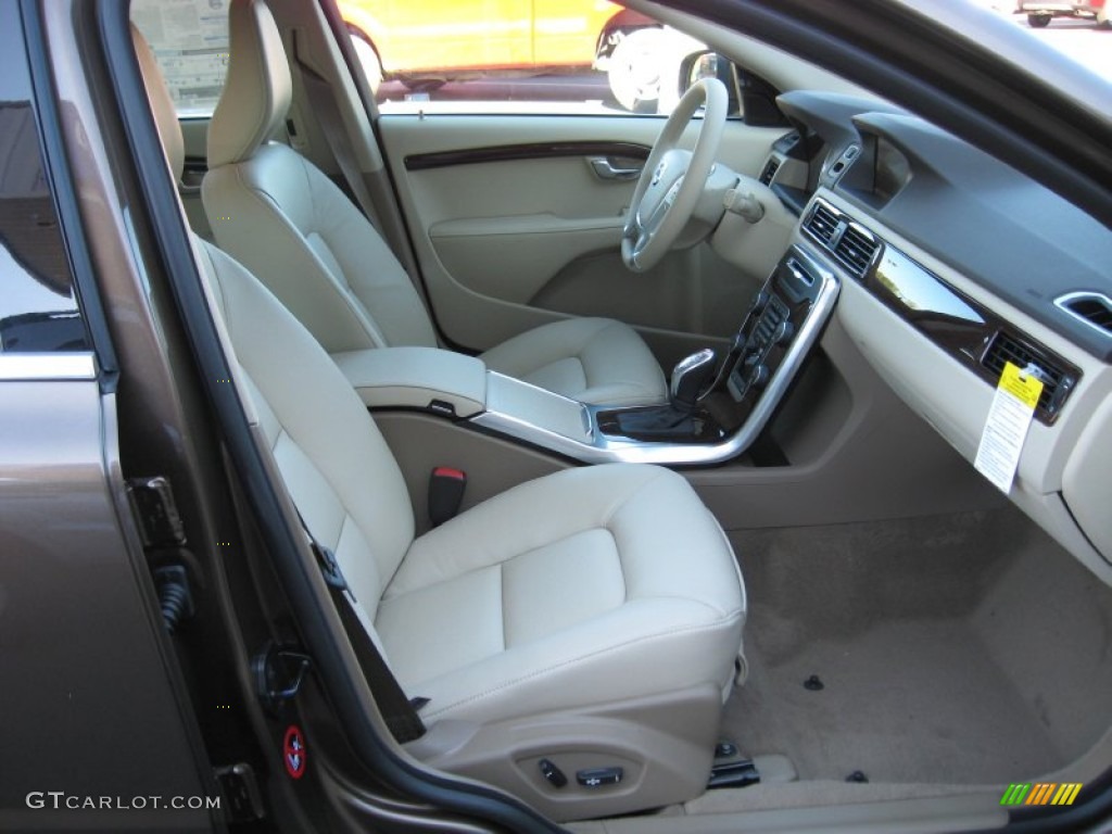 Soft Beige/Anthracite Interior 2013 Volvo S80 3.2 Photo #72626207