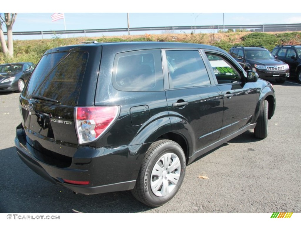 2009 Forester 2.5 X - Obsidian Black Pearl / Black photo #6