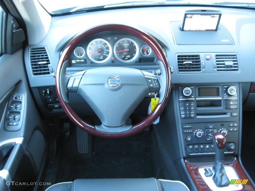 2013 Volvo XC90 3.2 AWD Off Black Dashboard Photo #72627124