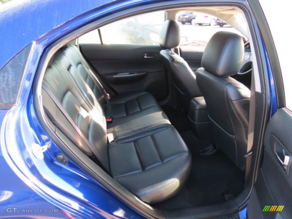 Black Interior 2004 Mazda MAZDA6 s Sport Sedan Photo #72627821