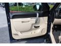 Light Cashmere/Ebony 2010 Chevrolet Silverado 1500 LT Regular Cab Door Panel