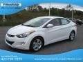 2013 Shimmering White Hyundai Elantra GLS  photo #3