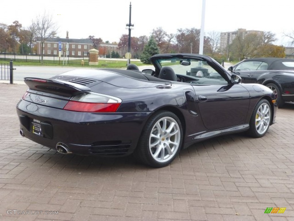 2005 911 Turbo S Cabriolet - Deep Purple Paint to Sample / Black photo #8