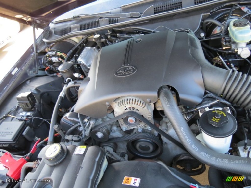 2002 Ford Crown Victoria LX 4.6 Liter SOHC 16-Valve V8 Engine Photo #72628859