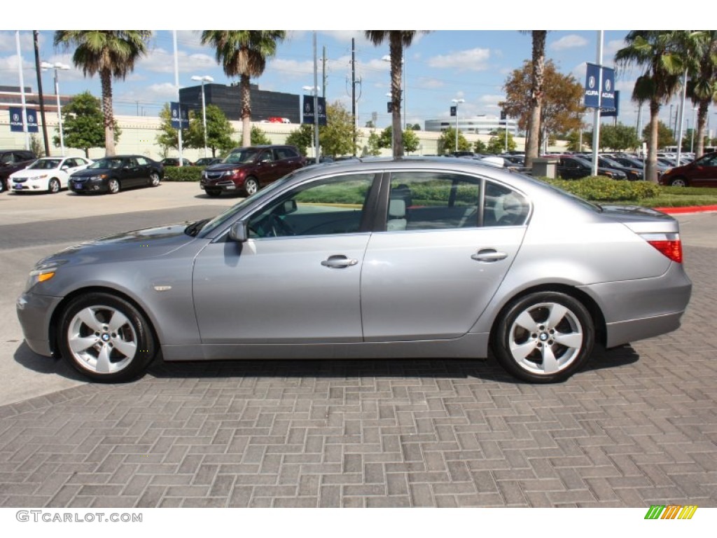 Silver Grey Metallic 2006 BMW 5 Series 530i Sedan Exterior Photo #72628943