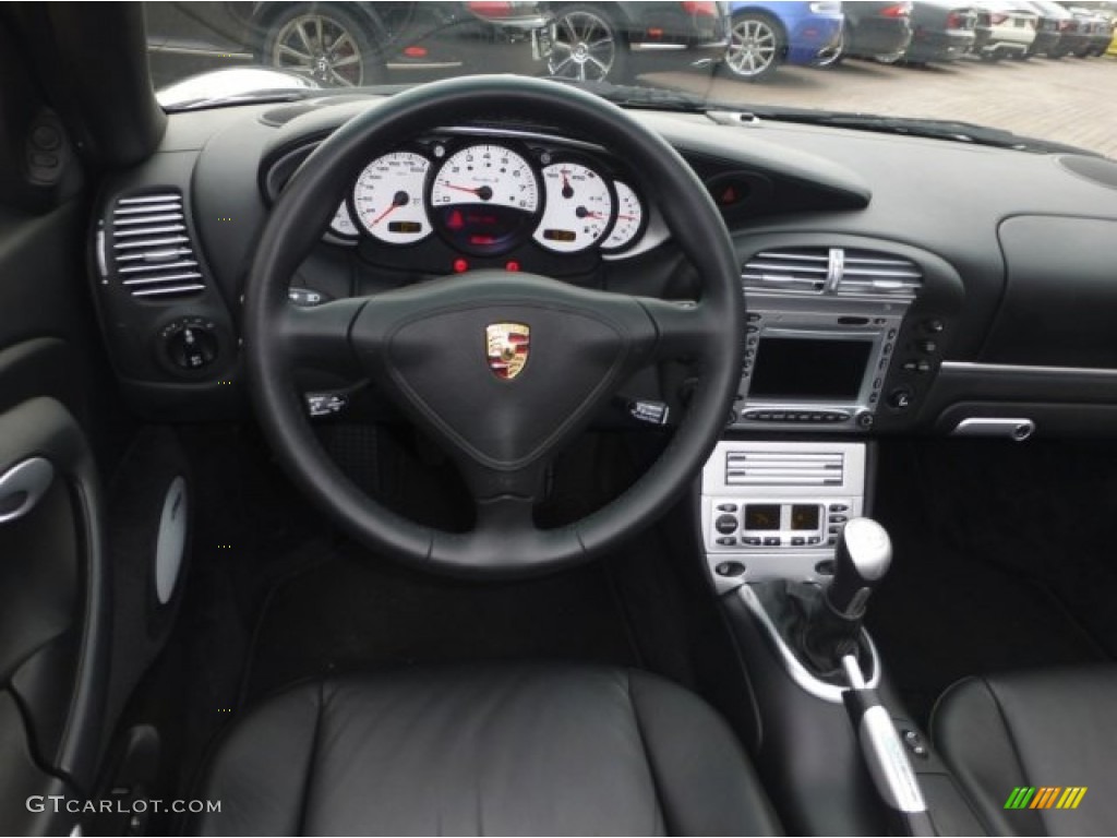 2005 Porsche 911 Turbo S Cabriolet Black Dashboard Photo #72628980