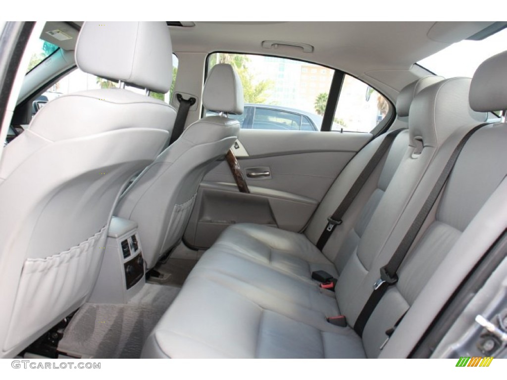 Grey Interior 2006 BMW 5 Series 530i Sedan Photo #72629155
