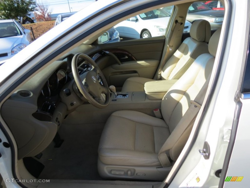 Parchment Interior 2006 Acura RL 3.5 AWD Sedan Photo #72629747