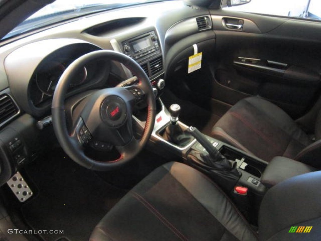 STi Black Alcantara/Carbon Black Interior 2013 Subaru Impreza WRX STi 4 Door Photo #72630019