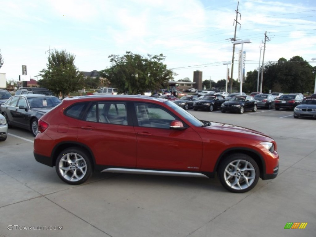 Valencia Orange 2013 BMW X1 sDrive 28i Exterior Photo #72630443