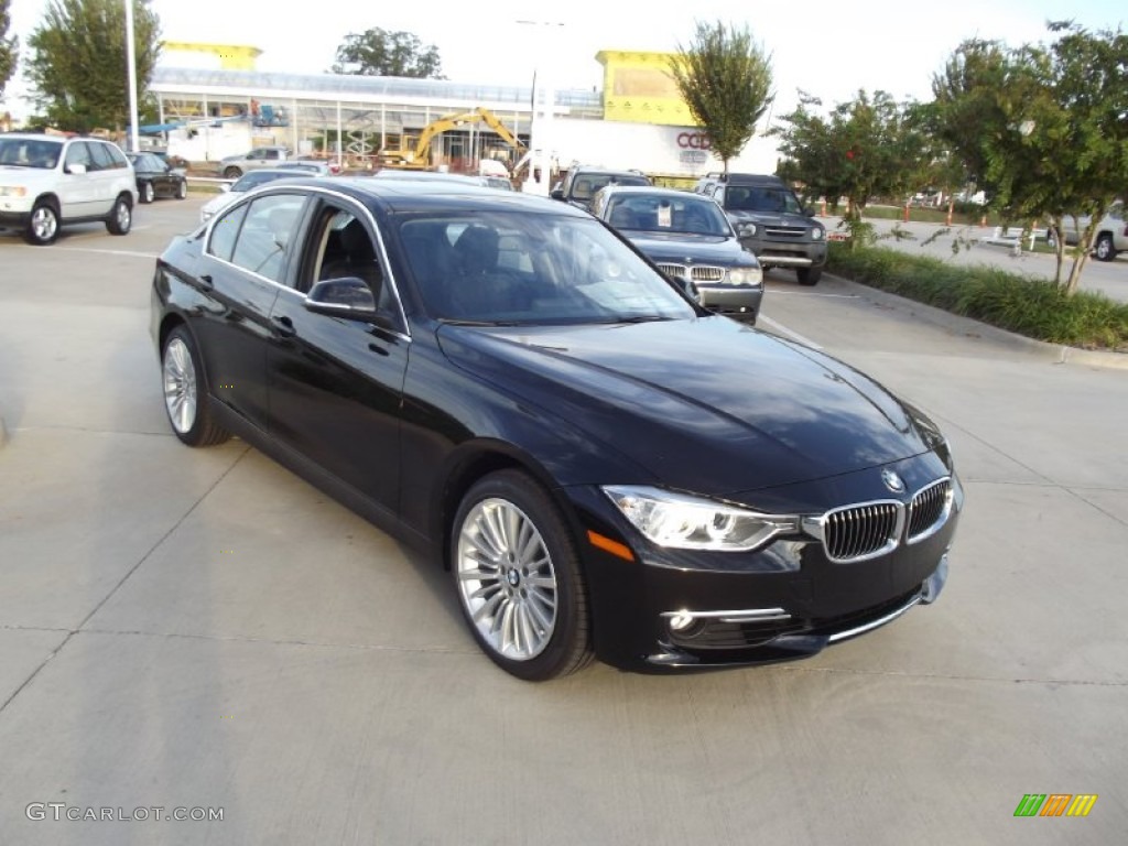 2013 3 Series 328i Sedan - Jet Black / Black photo #2
