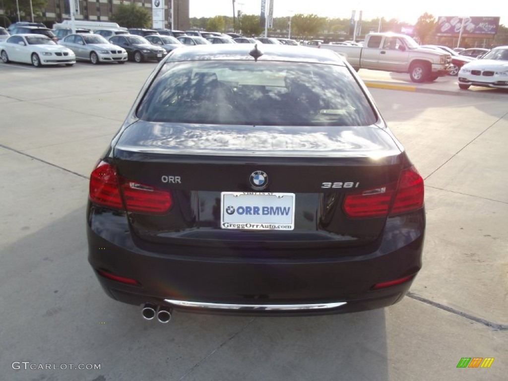 2013 3 Series 328i Sedan - Jet Black / Black photo #8