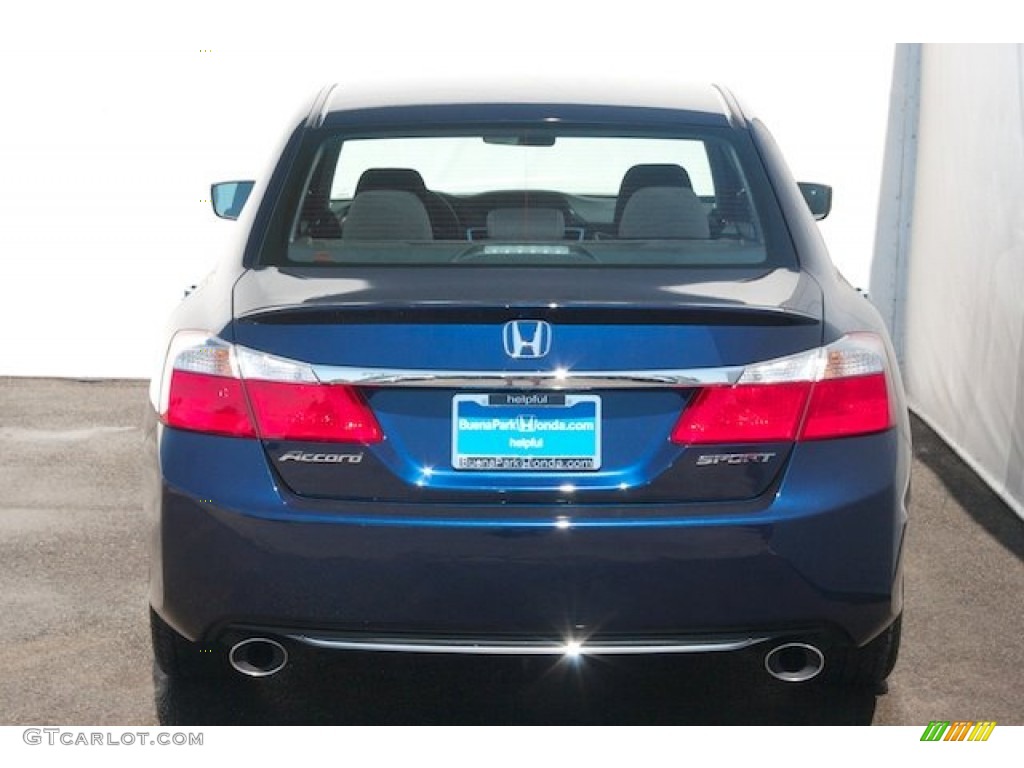 2013 Accord Sport Sedan - Obsidian Blue Pearl / Black photo #6