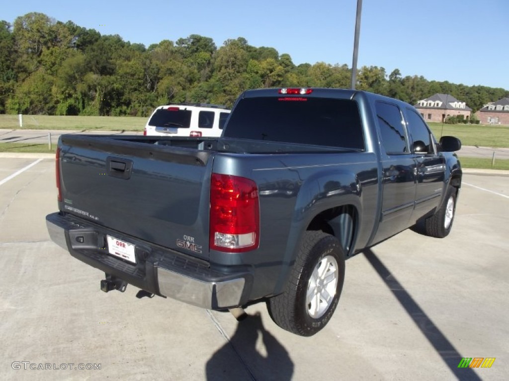 2010 Sierra 1500 SLE Crew Cab - Stealth Gray Metallic / Dark Titanium/Light Titanium photo #3