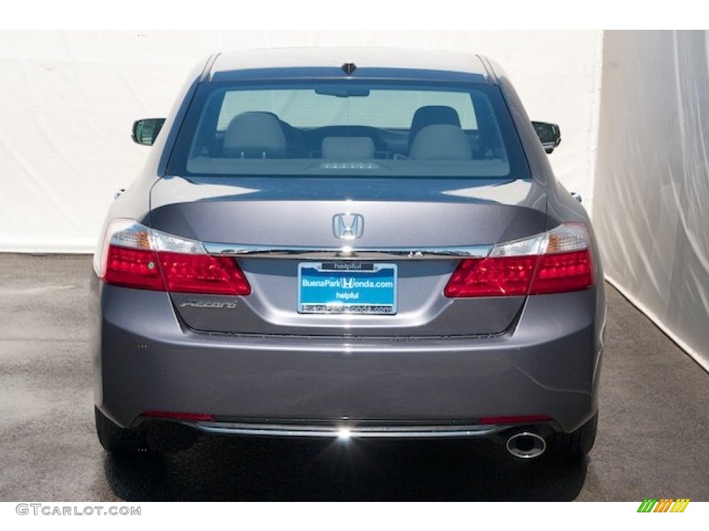 2013 Accord EX-L Sedan - Modern Steel Metallic / Gray photo #6