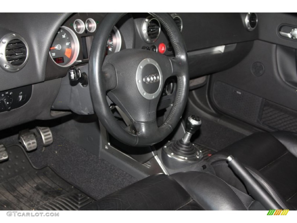2002 TT 1.8T Roadster - Nimbus Grey Pearl Effect / Ebony photo #10
