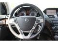 2013 Acura MDX Ebony Interior Steering Wheel Photo