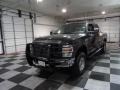 2008 Black Ford F250 Super Duty XL Crew Cab 4x4  photo #3