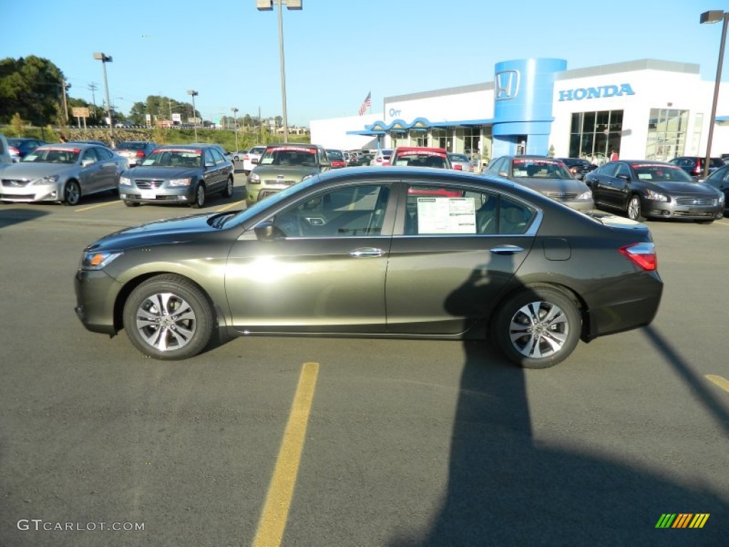 2013 Accord LX Sedan - Hematite Metallic / Black photo #2