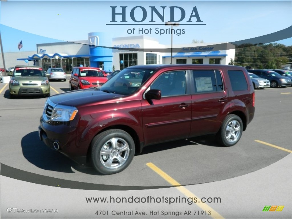 Dark Cherry Pearl Honda Pilot