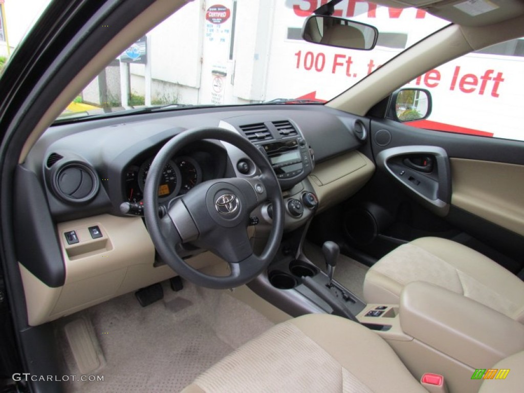 Sand Beige Interior 2010 Toyota RAV4 V6 4WD Photo #72637988