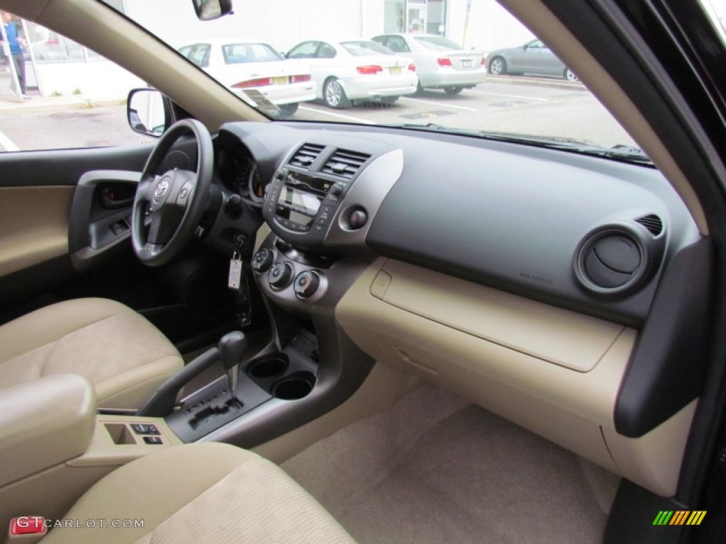 2010 Toyota RAV4 V6 4WD Sand Beige Dashboard Photo #72638375