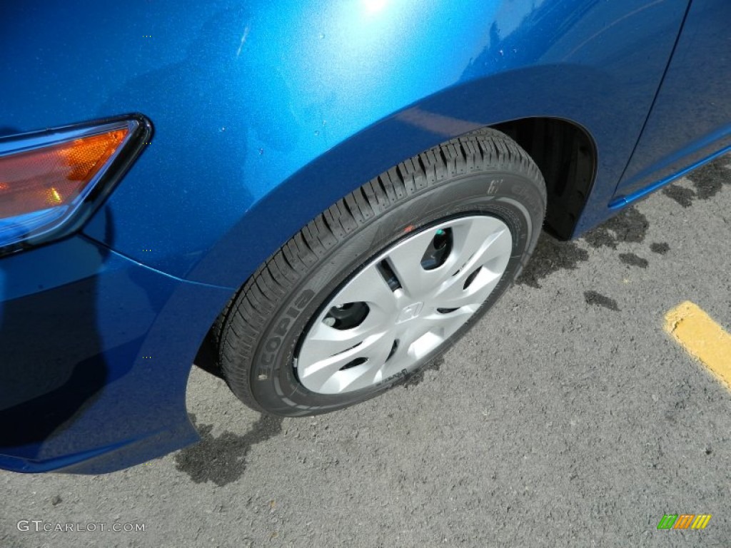 2013 Insight LX Hybrid - Mediterranean Blue Metallic / Gray photo #10