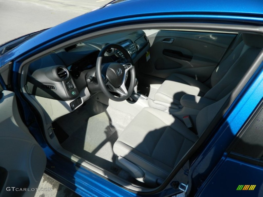 2013 Insight LX Hybrid - Mediterranean Blue Metallic / Gray photo #11