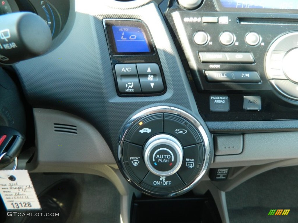2013 Insight LX Hybrid - Mediterranean Blue Metallic / Gray photo #19
