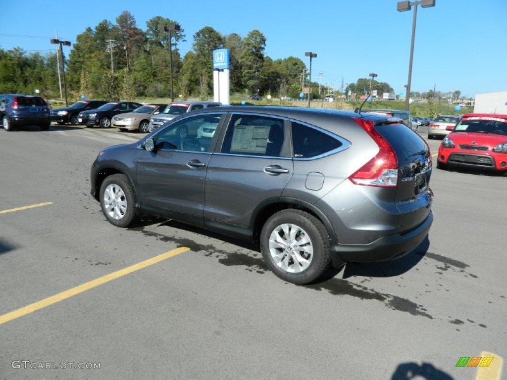 2012 CR-V EX - Polished Metal Metallic / Gray photo #3
