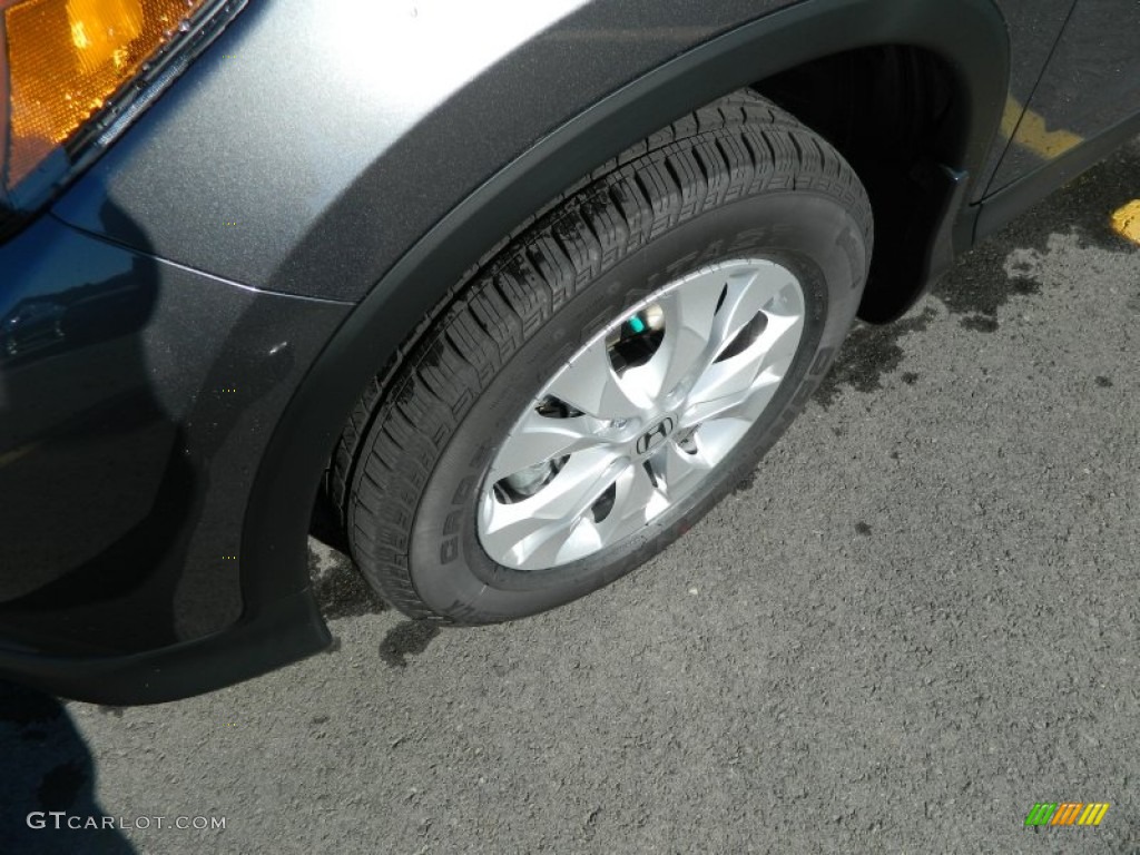 2012 CR-V EX - Polished Metal Metallic / Gray photo #10