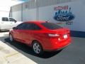 2013 Race Red Ford Focus SE Sedan  photo #3