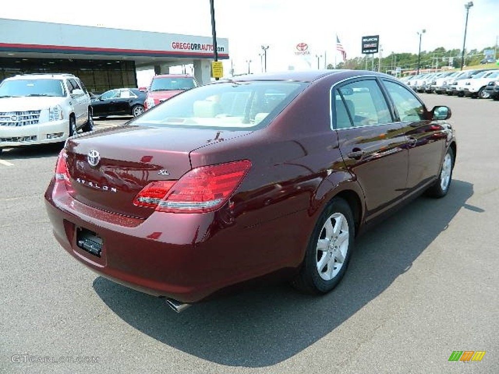 2008 Avalon XL - Cassis Red Pearl / Ivory Beige photo #3
