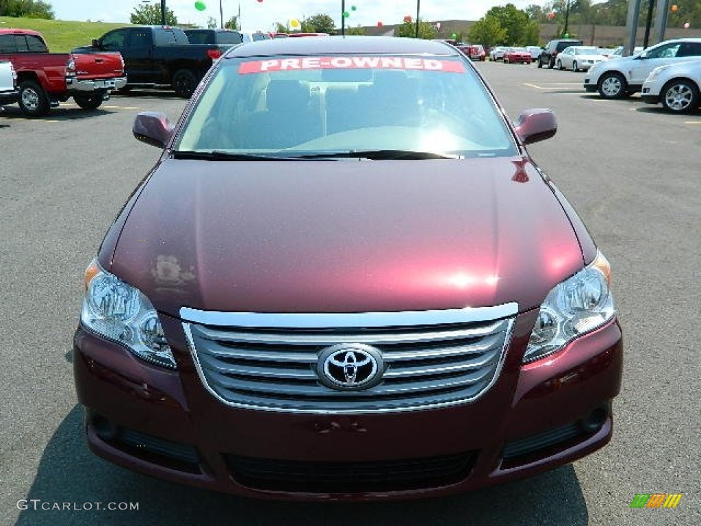 2008 Avalon XL - Cassis Red Pearl / Ivory Beige photo #8