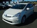 2012 Blizzard White Pearl Toyota Prius v Five Hybrid  photo #7