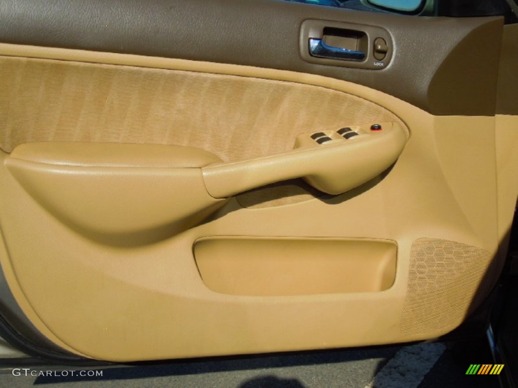 2004 Honda Civic EX Sedan Ivory Beige Door Panel Photo #72641861